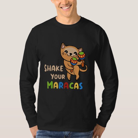 Percussie Maracas Drummer Drums Rattles 3 T-shirt (Voorkant)