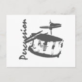 Percussie/Snare Briefkaart (Voorkant)