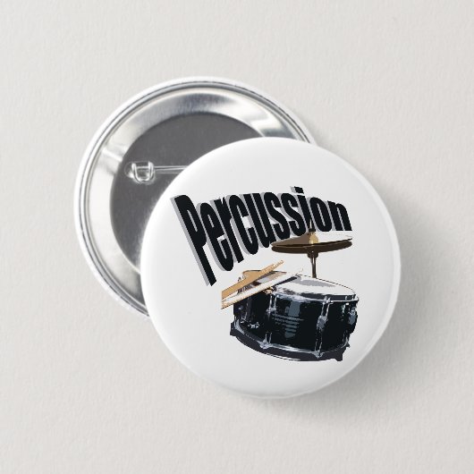 Percussie/Snare Ronde Button 5,7 Cm (Voorkant /achterkant)