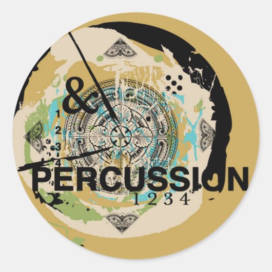Percussie sticker (Voorkant)