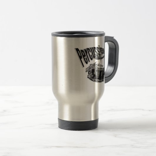 Percussie/Zilver Reisbeker (Voorkant rechts)