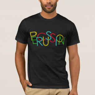 percussiebrieven t-shirt