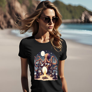 Percussieve aquatische prestaties t-shirt