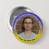 Percussion Joshua 10 Ronde Button 7,6 Cm (Voorkant /achterkant)