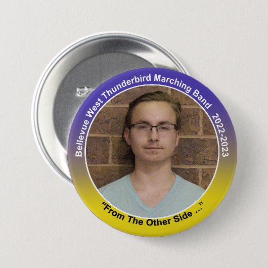 Percussion Joshua 10 Ronde Button 7,6 Cm (Voorkant /achterkant)