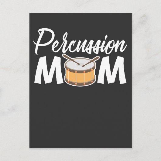 Percussion Mam Drum muziekinstrument Drummer Briefkaart (Voorkant)