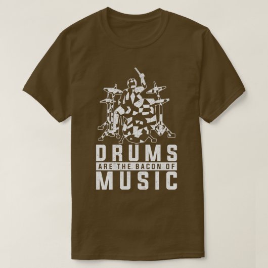 Percussion Music Lover Gift Rock Musician Drums T-shirt (Design voorkant)