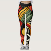 Percussion Rhythms Leggings (Voorkant)