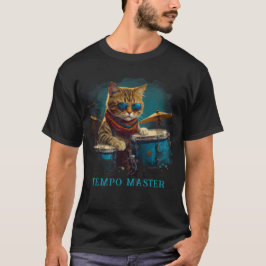 *~* Percussionist BLAUWGROEN Cool Cat AP91 DRUMMER T-shirt