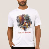 *~* Percussionist Cool Cat AP91 DRUM Player T-shirt (Voorkant)