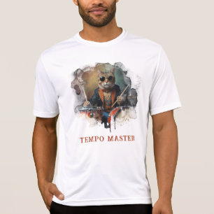 *~* Percussionist Cool Cat Gerichte DRUMMER AP91 T-shirt