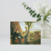 Percy Bysshe Shelley 1845 Briefkaart (Staand voorkant)