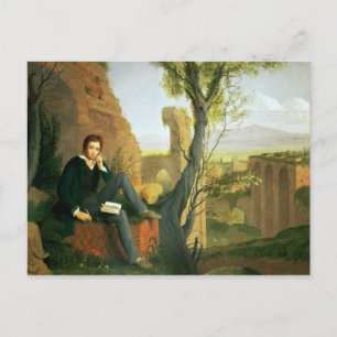 Percy Bysshe Shelley 1845 Briefkaart