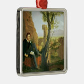 Percy Bysshe Shelley 1845 Metalen Ornament (Rechts)
