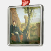 Percy Bysshe Shelley 1845 Metalen Ornament (Links)