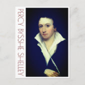 Percy Bysshe Shelley Briefkaart (Voorkant)