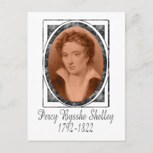 Percy Bysshe Shelley Briefkaart