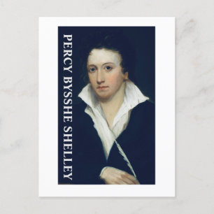 Percy Bysshe Shelley Briefkaart