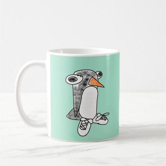 Percy Penguin "Brain.exe reageert niet" mok (Links)