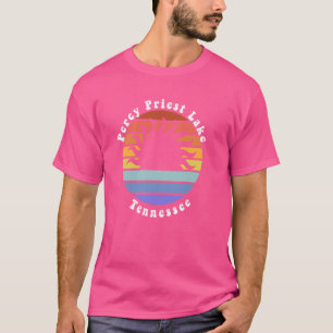 Percy Priest Lake Tennessee TN Sunset Souvenir Vac T-shirt