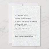 Percy - Romantic Poem Wedding Invitation Kaart (Achterkant)