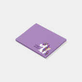 Percy the Polned Unicorn Post-it® Notes (Schuin)