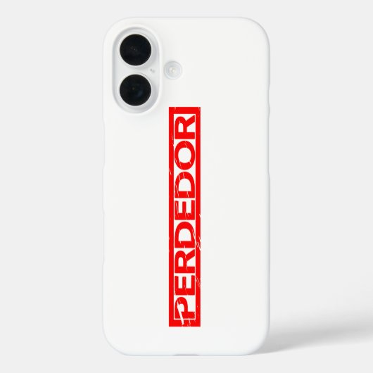Perdedor Stamp Case-Mate iPhone Case (Achterkant)