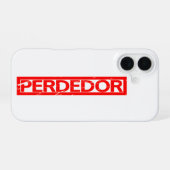Perdedor Stamp iPhone 16 Hoesje (Achterkant horizontaal)