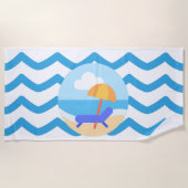 Perdehanddoek voor tapeslaken strandlaken (Voorkant)