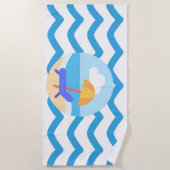 Perdehanddoek voor tapeslaken strandlaken (Voorkant)