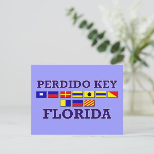 Perdido Key Briefkaart (Staand voorkant)