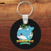Perdido Key Florida Schattigee Ba Sleutelhanger (Voorkant)