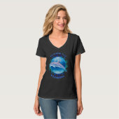Perdido Key Florida Vacation Souvenir Dolphin T-shirt (Voorkant volledig)