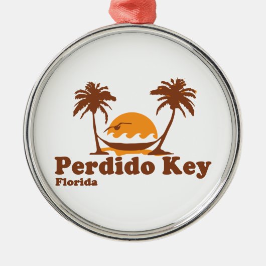 Perdido Key. Metalen Ornament (Voorkant)