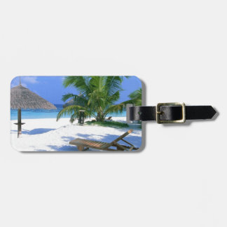 Perdiserijvaccinatie met strand bagagelabel
