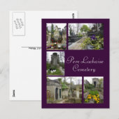 Pere Lachaise Briefkaart (Voorkant / Achterkant)