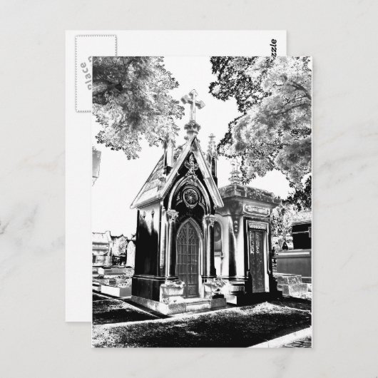 Pere Lachaise Briefkaart (Voorkant / Achterkant)