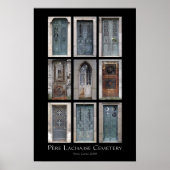 Père Lachaise Cemetery Crypt Print (Voorkant)