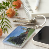 Pere Marquette 1223 trein en kabelsleutelketen Sleutelhanger (Voorkant Rechts)