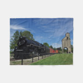 Pere Marquette 1223 treindeken Fleece Deken (Voorkant (Horizontaal))