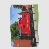 Pere Marquette Caboose A986 golfhanddoek (Voorkant)