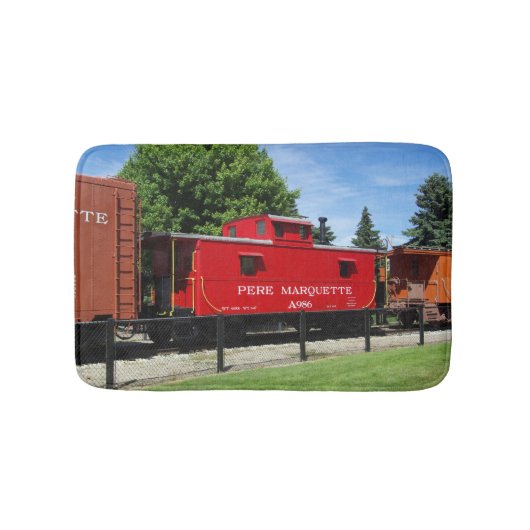 Pere Marquette caboose badmat (Voorkant)