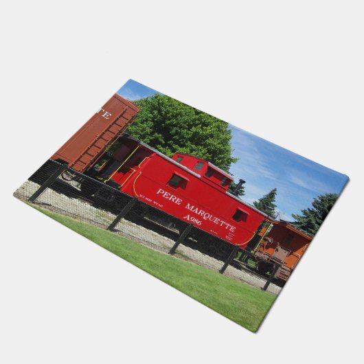 Pere Marquette caboose deur mat (Schuin)