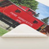 Pere Marquette caboose sherpa deken (3/4)