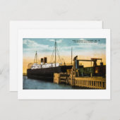 Pere Marquette Car Ferry nr. 18, Manitowoc Briefkaart (Voorkant / Achterkant)