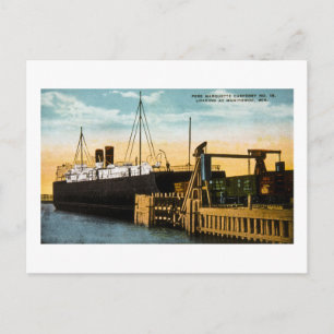 Pere Marquette Car Ferry nr. 18, Manitowoc Briefkaart