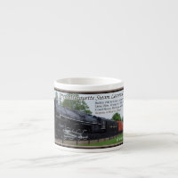 Pere Marquette Locomotief 1223 espresso mok