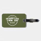 Pere Marquette Michigan Kayaking Bagagelabel (Achterkant horizontaal)