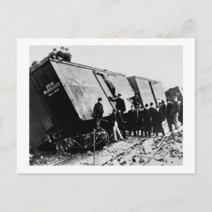 Pere Marquette Railway Freight Wreck Briefkaart