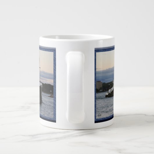 Pere Marquette Shipping jumbo mok (Achterkant)